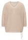 Kurzarm Pullover im Crochet-Look pearl beige