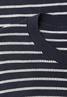 Kurzarm Pullover mit Streifenmuster shadowed navy