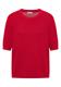 Kurzarm Pullover mit Struktur glazed apple red