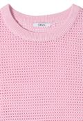 Kurzarm Pullover mit Struktur light blush rose
