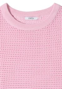 Kurzarm Pullover mit Struktur light blush rose