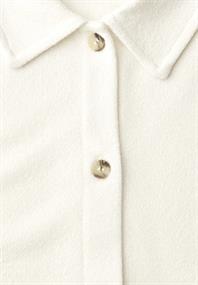 Kurzarm Shirt mit Knopfleiste off white