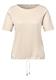 Kurzarm Shirt mit Strukturstreifen clay sand