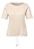 Kurzarm Shirt mit Strukturstreifen clay sand