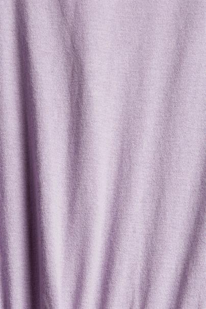 Kurzarm Strick-Cardigan lavender
