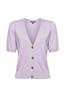 Kurzarm Strick-Cardigan lavender
