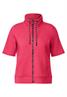 Kurzarm Sweatjacke strawberry red