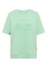 Kurzarm Sweatshirt mit Wording juicy lime