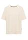 Kurzarm Sweatshirt mit Wording pearl beige