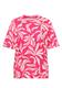 Kurzarm T-Shirt im Ausbrenner-Look beetroot pink