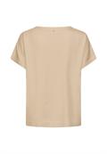 Kurzarm T-Shirt mit Brusttasche sand
