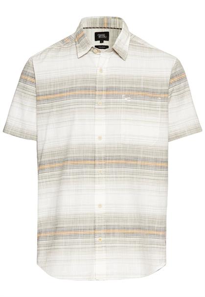 Kurzarmhemd aus Baumwolle mit Karomuster sunflower