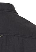 Kurzarmhemd aus einem Baumwoll-Leinenmix dark navy