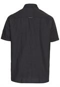 Kurzarmhemd aus einem Baumwoll-Leinenmix dark navy