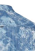 Kurzarmhemd mit Allover-Print dark navy