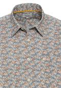 Kurzarmhemd mit Allover-Print khaki