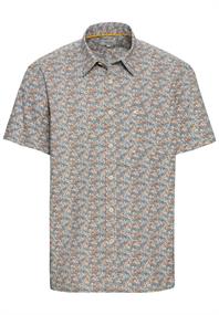 Kurzarmhemd mit Allover-Print khaki