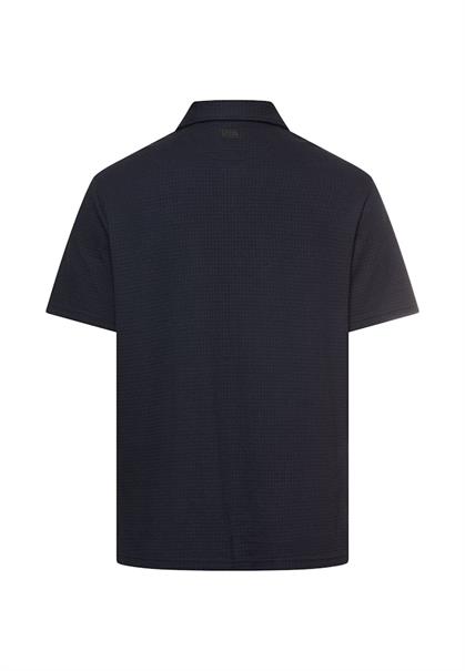 Kurzarmhemd mit Brusttasche dark navy