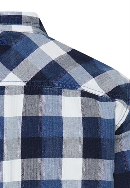 Kurzarmhemd mit Brusttaschen indigo blue