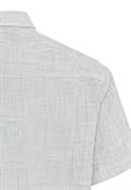 Kurzarmhemd mit feinem Streifenmuster beige
