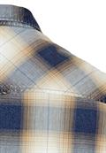 Kurzarmhemd mit Karomuster dark navy