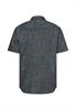 Kurzarmhemd mit Kontrastdetails dark navy