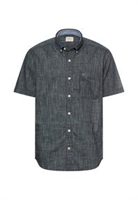 Kurzarmhemd mit Kontrastdetails dark navy