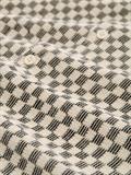 Kurzarmhemd mit Muster black white check design
