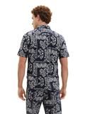 Kurzarmhemd mit Paisleyprint navy big paisley design