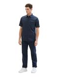 Kurzarmhemd mit Print navy stripe design