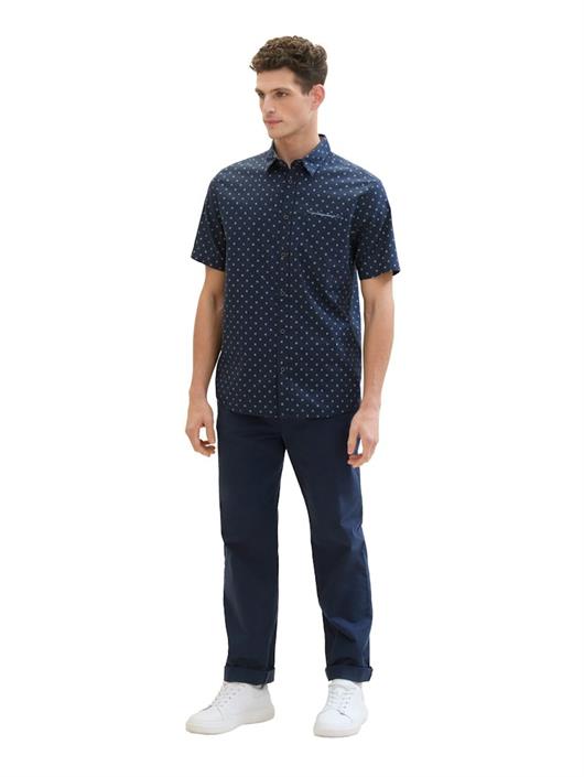 kurzarmhemd-mit-print-navy-stripe-design