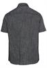 Kurzarmhemd mit Strukturmuster dark navy