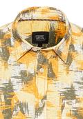 Kurzarmhemd mit Strukturmuster dusty citron