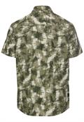 Kurzarmhemd mit Strukturmuster dusty khaki