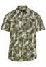 Kurzarmhemd mit Strukturmuster dusty khaki
