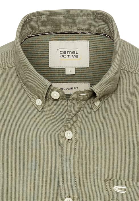 kurzarmhemd-mit-strukturmuster-khaki