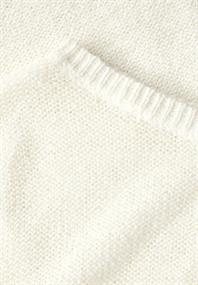 Kurzarmpullover off white