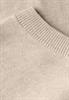 Kurzarmpullover sheer beige mel.