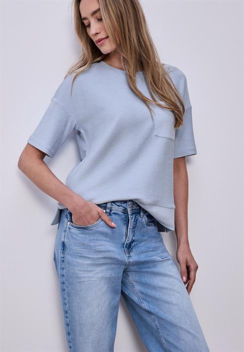 kurzarmshirt-mit-strukturmix-cashmere-blue