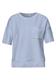 Kurzarmshirt mit Strukturmix cashmere blue