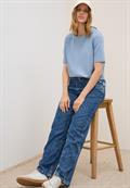 Kurzarmsweatshirt mountain blue