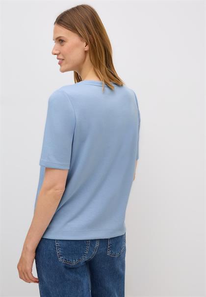 Kurzarmsweatshirt mountain blue
