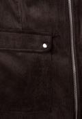 Kurze Cordjacke deep roast brown