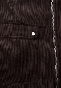 Kurze Cordjacke deep roast brown