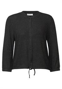 Kurze Jacke anthracite melange