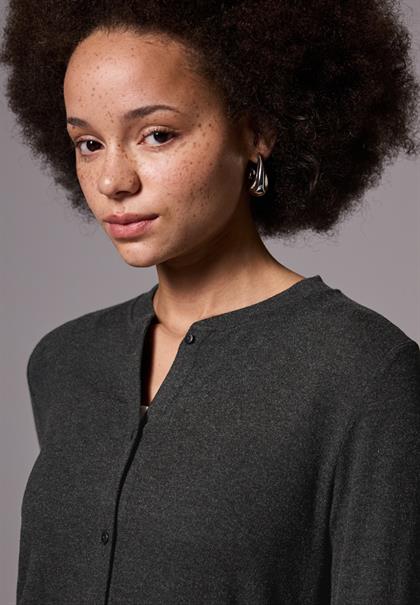 Kurze Jacke anthracite melange