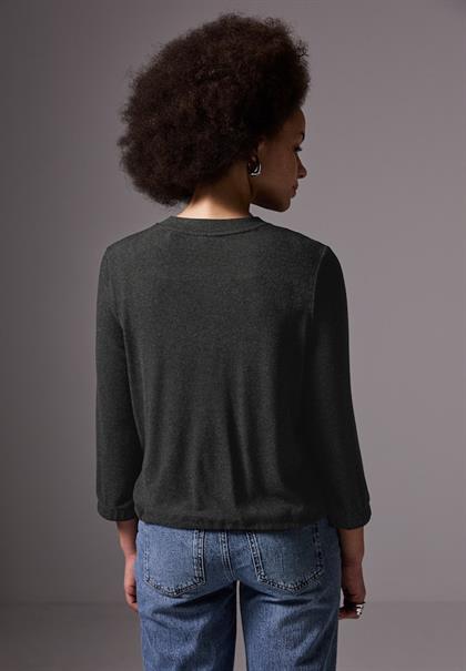 Kurze Jacke anthracite melange