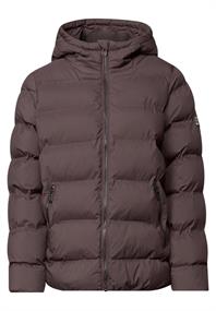 Kurze Jacke im Stepp-Look plummy brown