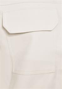Kurze Jacke mit Kapuze smooth sand beige