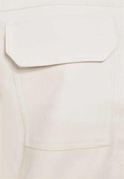Kurze Jacke mit Kapuze smooth sand beige